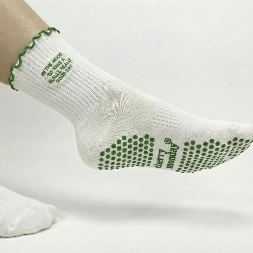 Mood Seeker - Calcetines Antiderrapantes para Yoga, Pilates y Barre