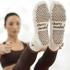The Coffee Lover - Calcetines Antideslizantes para Yoga, Pilates y Barre