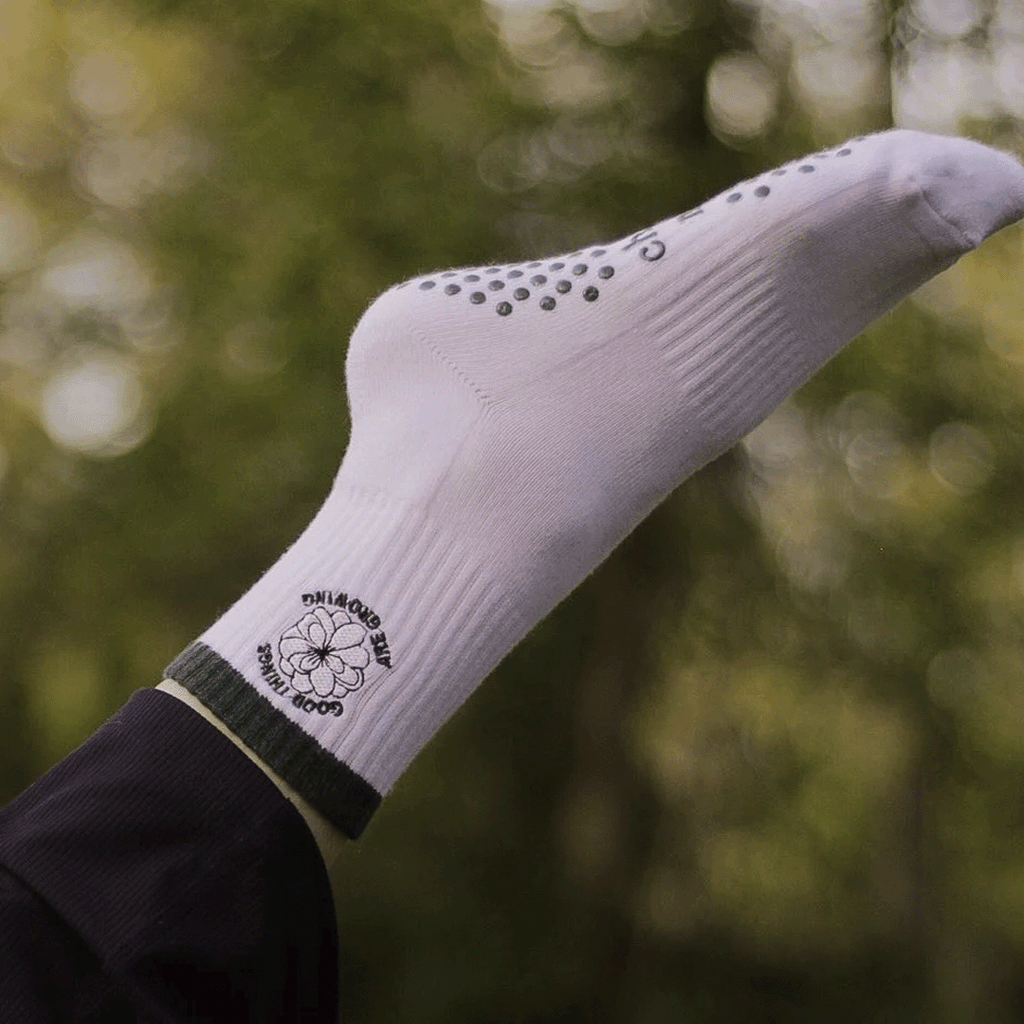 The Green Sock - Calcetines Antiderrapantes para Yoga, Pilates y Barre