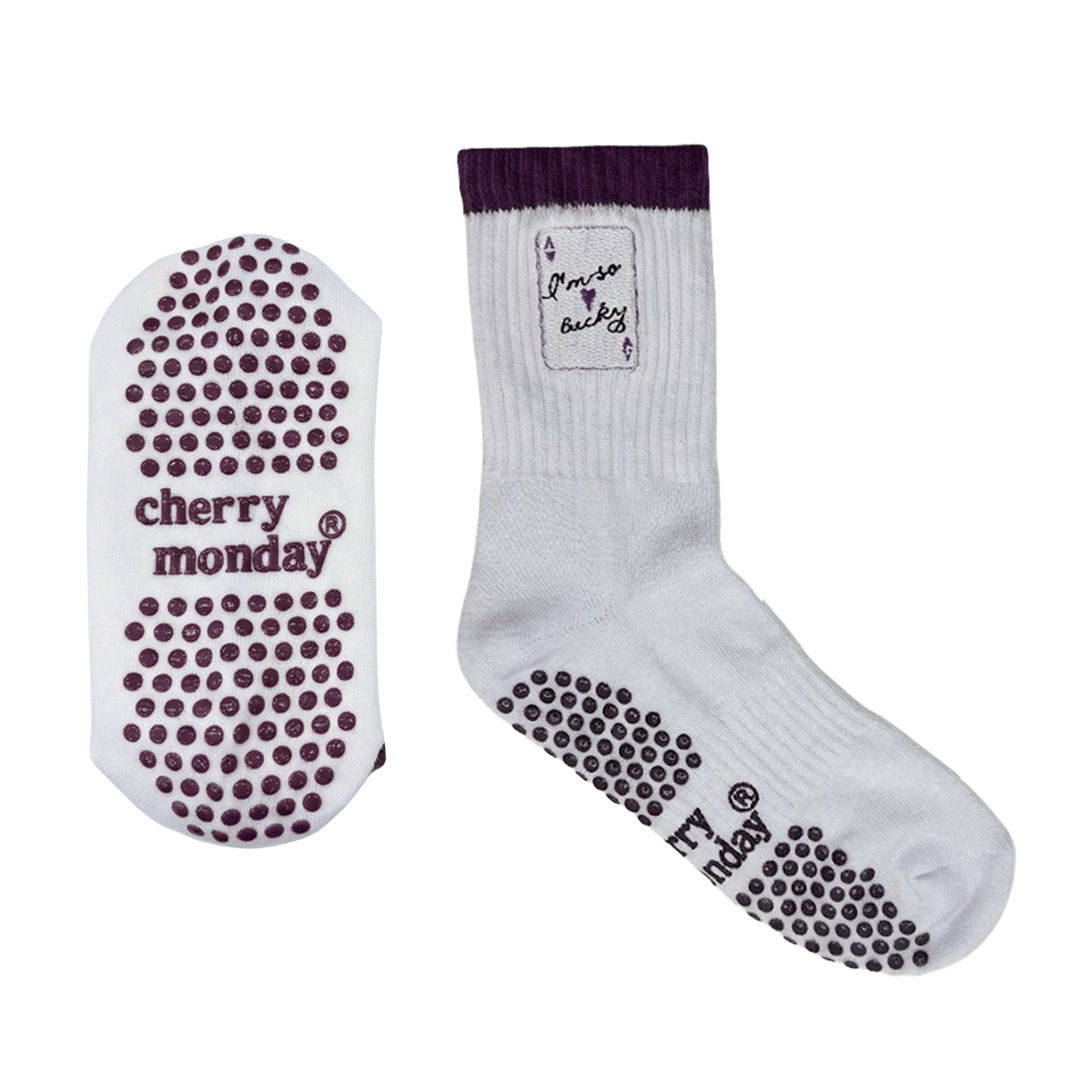 The Lucky Sock - Calcetines Antiderrapantes para Yoga, Pilates y Barre